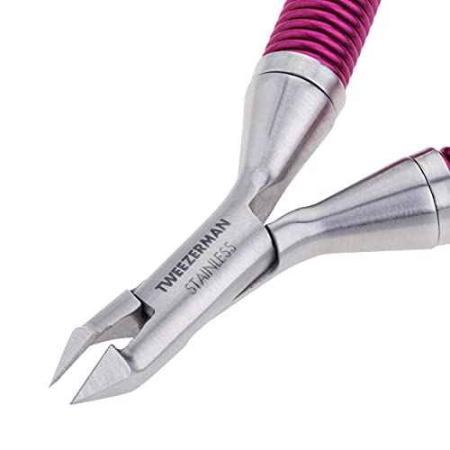 Tweezerman Grip & Snip Spiral Spring Cuticle Nipper (Assorted Colors)