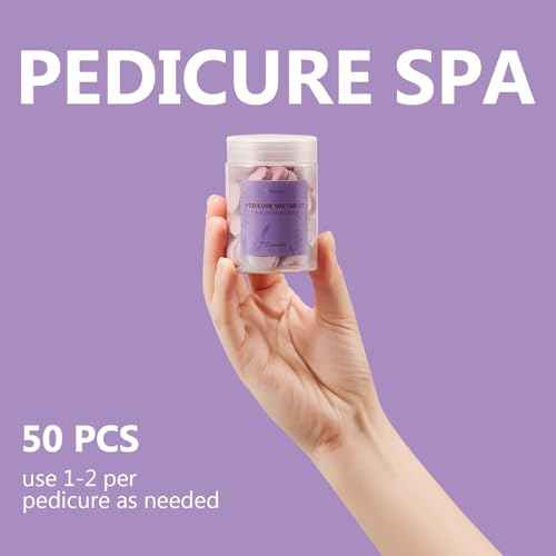 NOVAL Pedicure Spa Tablet - Fast Dissolving, Gentle & Portable Foot Soak for Softening Calluses & Hydrating Skin, Lavender Scent