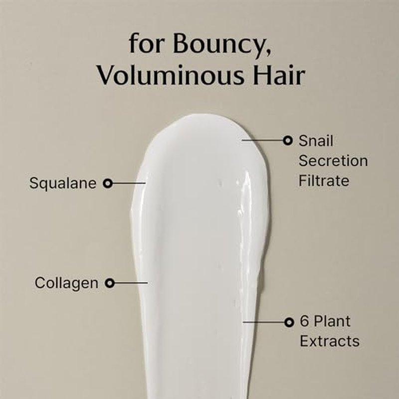 LADOR Snail Sleeping Hair Ampoule Serum - Intensive Overnight Leave-In Mask - Treatment for Frizzy Dry Damaged Thinning Hair Korean Haircare