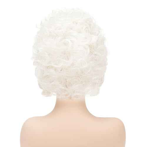 Victorian Wig for Women White Marie Antoinette Wigs,Vintage Beehive Wig18th Century Rococo Costume Cosplay Wigs Party Halloween