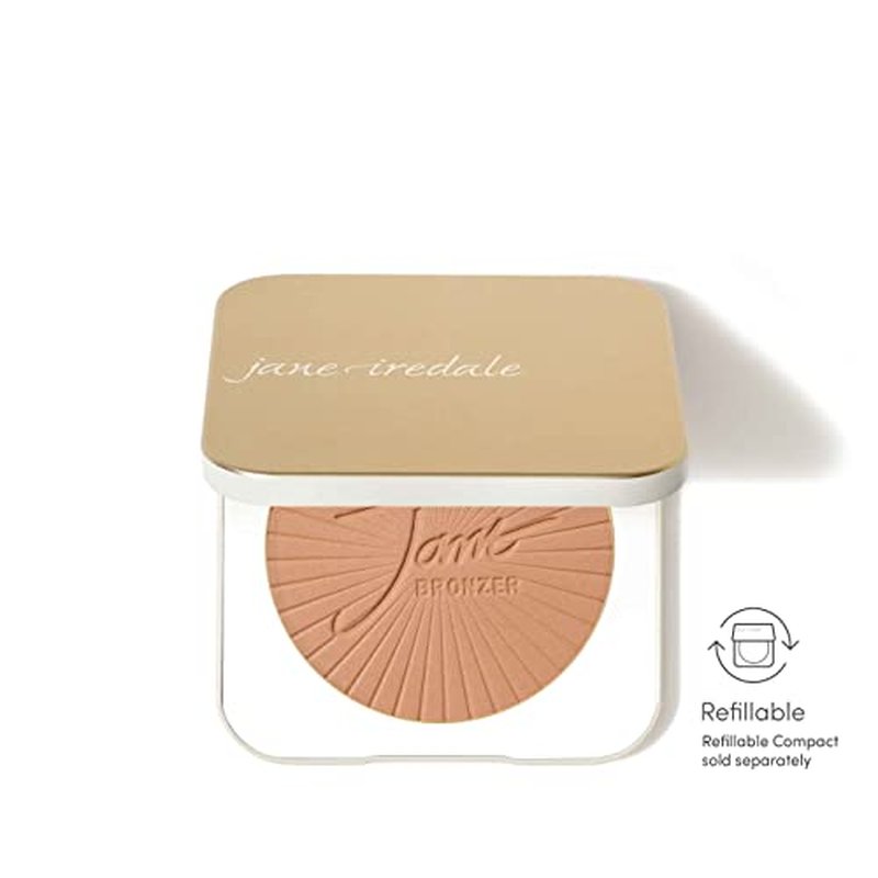 Jane Iredale PureBronze Matte Bronzer Refill Bronzing Powder with Buildable Coverage Lightweight & Breathable Feel Cruelty-Free 3 Natural Tones