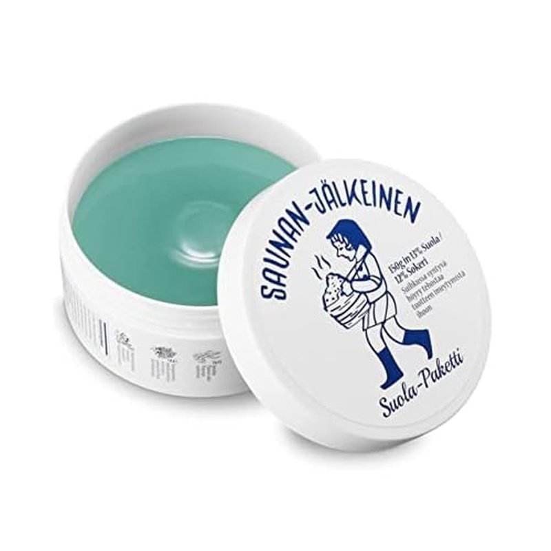 Saunan Heating Salt Mask - Top Finnish Sea Sauna Salt Mask for better skin. Healing dead skin cells and effective pore reducer. No more blackheads.(5.29 oz)