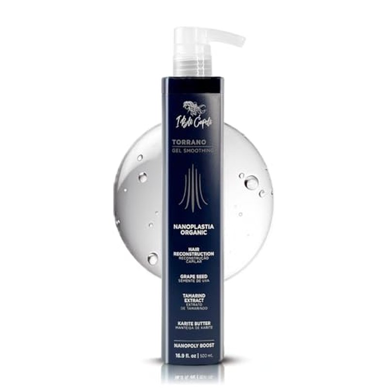 I Belli Capelli Torrano Gel Keratin Hair Treatment -Straightening in 1 Step, Formaldehyde Free-Nanoplastia Para Alisar Cabello, Keratina Organica Sin Formol Para Alisar el Pelo - Nano Keratin (500ml)