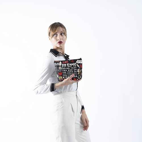 TSOTMO Morbid Crime Inspired Gift True Crime Club Makeup Bag True Crime Fan Zipper bag