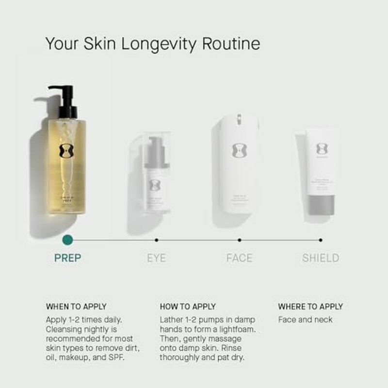 OneSkin PREP Facial Cleanser to Exfoliate and Support Skin Balance, Dermatologist Tested & Safe for Sensitive Skin