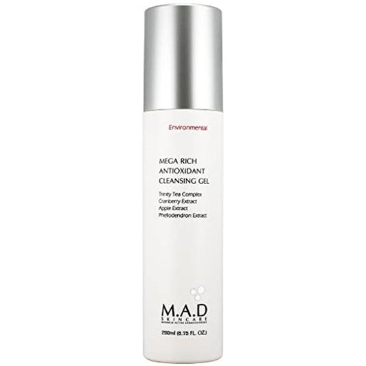 M.A.D Skincare Environmental Mega Rich Antioxidant Facial Cleansing Gel 6.75 oz.