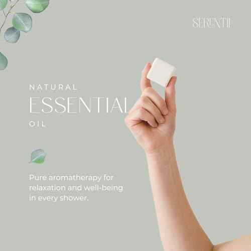 Shower Steamers Aromatherapy 12 Tablets ? Eucalyptus Mint, Relaxation & Stress Relief, Self Care Gift, Spa Essentials, Birthday Gifts for Women & Men, Travel Must-Have