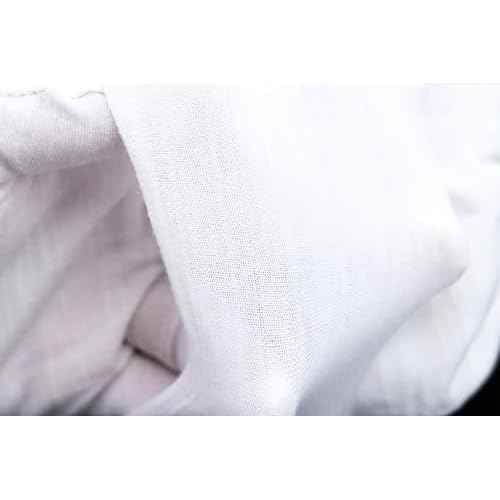 12 Pairs White Cotton Gloves For Dry Hands and Eczema,Soft Breathable Stretchy Working Gloves for coins, Jewelry,Moisturizing Glove for Women and man