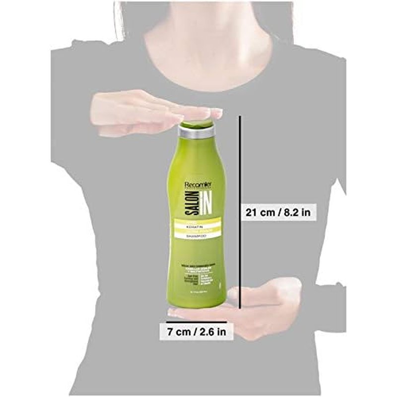 Recamier Professional Salon In +Pro Keratin Ultra Force Hair Shampoo, Conditioner and Serum Bundle 3 Piece kit