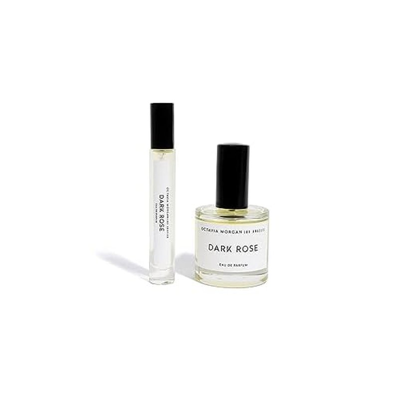 OCTAVIA MORGAN DARK ROSE Eau de Parfum ? Bold Floral Fruity Woody Fragrance for All | Long-Lasting Gender-Inclusive Scent with Pink Peppercorn, Black Rose & Plum | 50ML