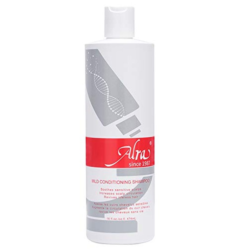 Alra Mild Conditioning Shampoo | Gentle Cleanser for Cancer Patients - Promotes Hair Growth & Strength (16oz)