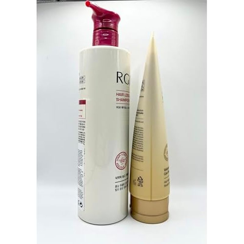 RGIII Red Ginseng HAIR LOSS CLINIC SHAMPOO(17.58 fl.oz) + VOLUME HAIR TREATMENT(8.45 fl.oz) 2PCS SET FOR Preventing Hair Loss AND Volume your Hair