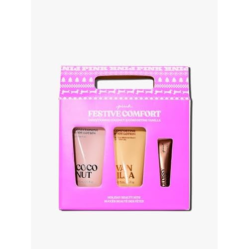 Victoria's Secret PINK Personal Care Beauty Gift Set, Lotion and Lip Oil