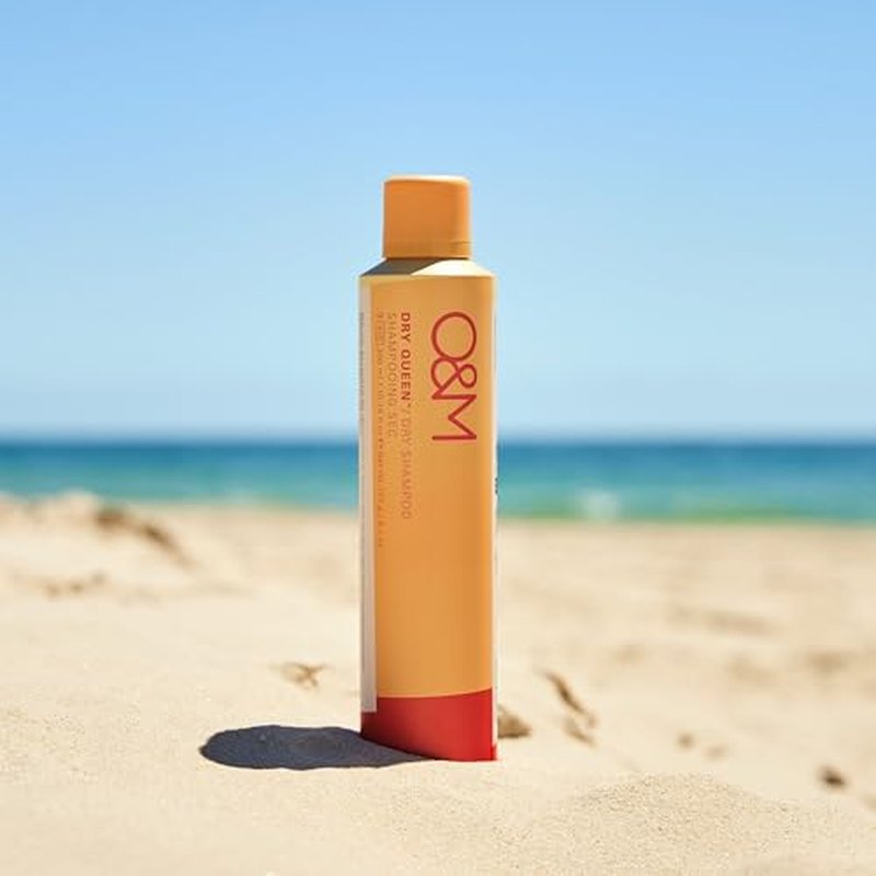 O&M Dry Queen Dry Shampoo, Vitamin C, Sulfate/Paraben/Silicone Free, Vegan, Cruelty-Free Beauty & Hair Care, Dry Shampoo for Women, Boost Volume & Waves, No Water, Safe for All Hair Colors, 300ml