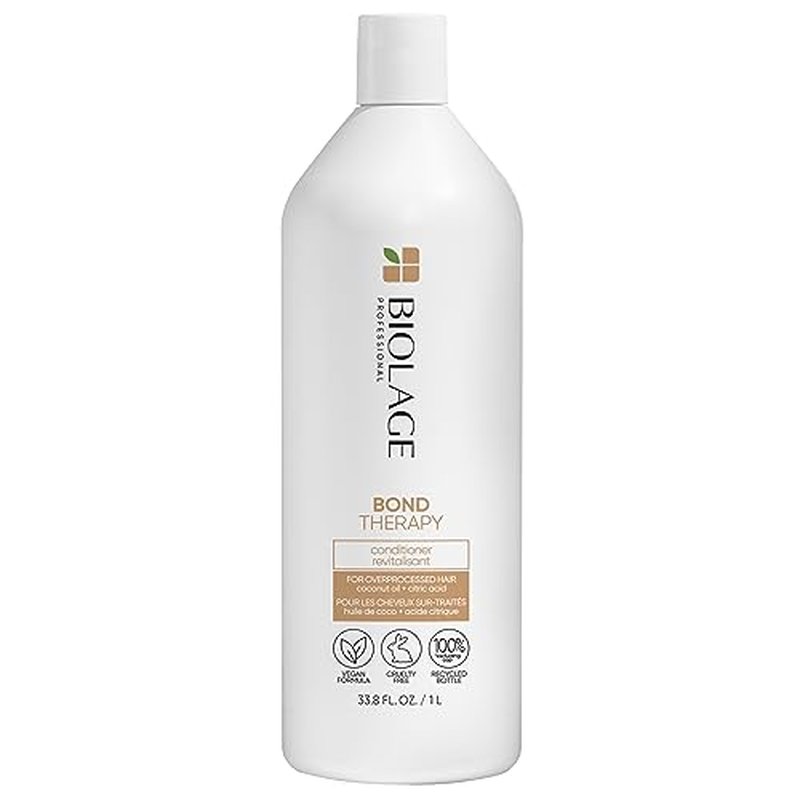 Biolage Bond Therapy Conditioner - Builds Bonds & Reduces Breakage, Paraben & Sulfate-Free, Salon Professional Conditioner