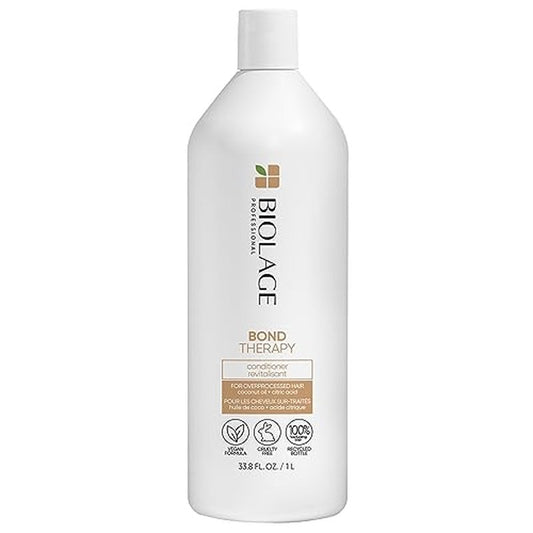 Biolage Bond Therapy Conditioner - Builds Bonds & Reduces Breakage, Paraben & Sulfate-Free, Salon Professional Conditioner