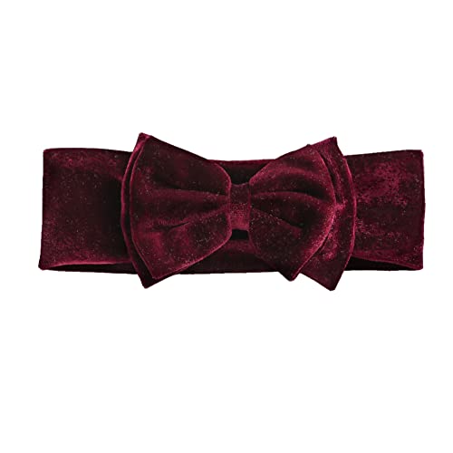 5PCS Christmas Velvet Headbands for Baby Girls,Girls Bows Hair Bands Photography Props Hairbands