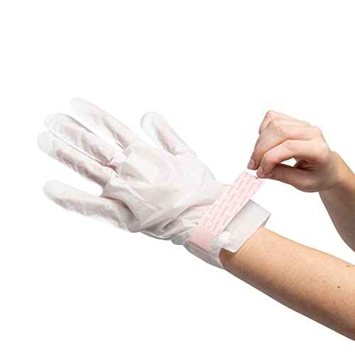 Karuna Hydrating+ Hand Sheet Mask, Creamy Oil-Infused Hand Mask with Camellia Flower, Soothe & Moisturize Dry Hands, Reformulated - 1 Count