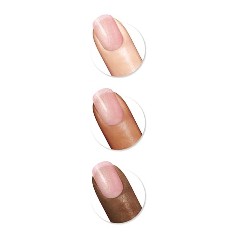 Sally Hansen Color Therapy Nail Polish | Biotin, Argan Oil, Long Lasting, Healthy Nails, Nail Strengthener, Opaque, Shimmery | 227 Epink Journey | Pink Nail Color