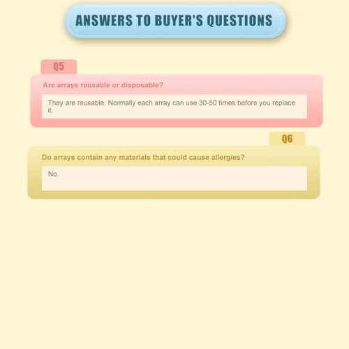 6 Pack Arrays for Ionic Detox Foot Bath, Replacement Arrays for Foot Detox Bath Ionic Machine