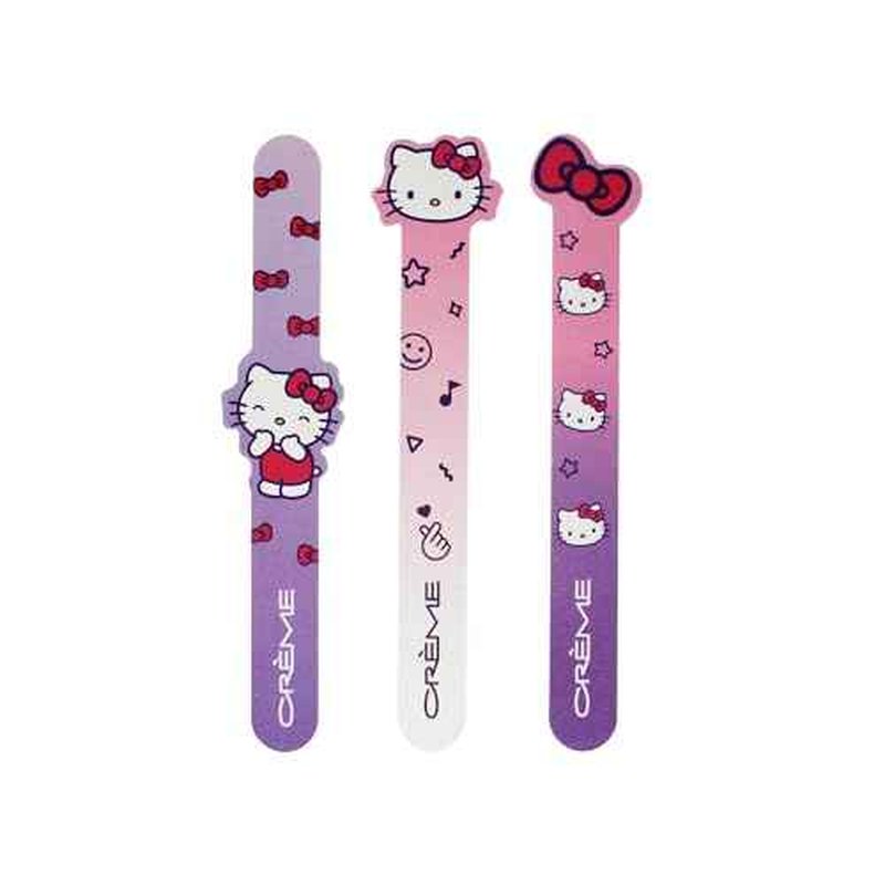 The Cr?me Shop X Hello Kitty Smooth Perfection Nail Files Nail Files for Natural Nails, Nail Tools (Set of 3)