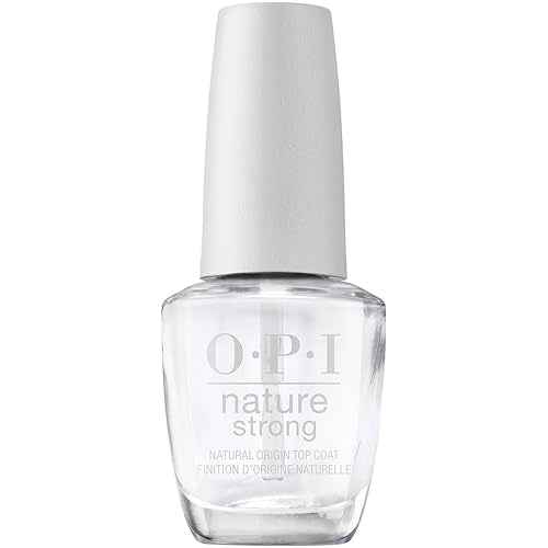 OPI Nature Strong Natural Origin 3-Step System | Botanical Base Coat, Top Coat, and Various Nail Polish Colors | High Shine + Color Protection | Eco-Friendly, Plant Based, Vegan, & Cruelty Free