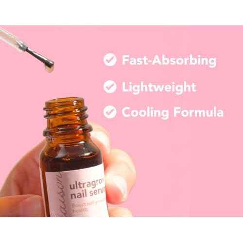 Liaison UltraGrow Nail Serum for Growth and Strength with Keratin Complex, Olive Oil & Vitamin E | Dermatologist-Tested to Support Weak, Brittle, Splitting Nails