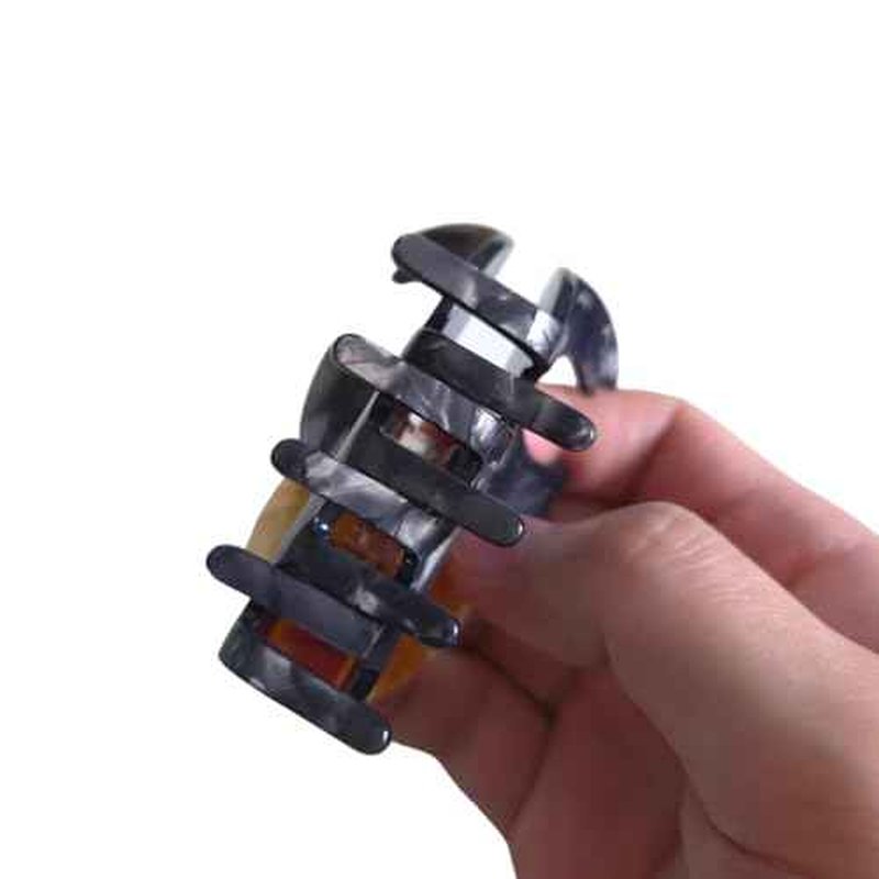 Funny Rhinoceros Beetle Hair Clip,Acetate Hair Clip,Small Claw Clip for Women, 1 Count (Pack of 1)