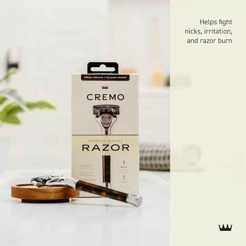 Cremo Astonishingly Superior Tortoise Shell (Horn) Razor Kit (Packaging May Vary)