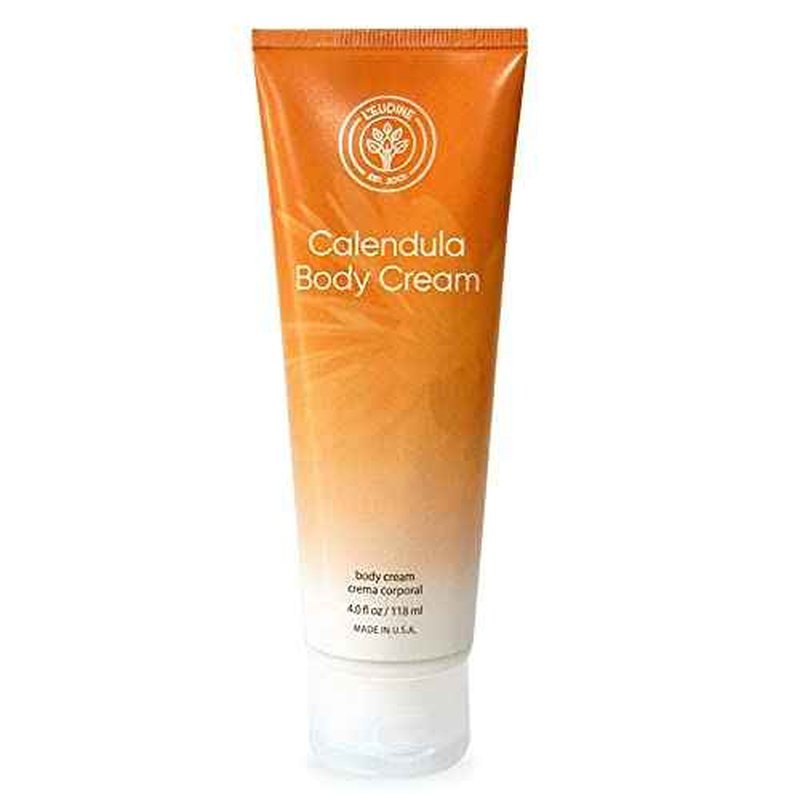 L¡¯EUDINE Calendula Cream ? Pack of 3-4fl oz Calendula Body Cream for Acne, Wrinkles, Fine Lines, Scars ? Calming and Soothing Repair Cream ? Natural Calendula Extract with Vitamin E, Echinacea