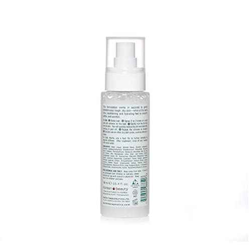 Earth Therapeutics Tea Tree Foot Peeling Spray ? Convenient Spray for Buffing Away Calluses ? Soothing Botanicals with Australian Tea Tree Oil ? Exfoliate Dry Rough Skin