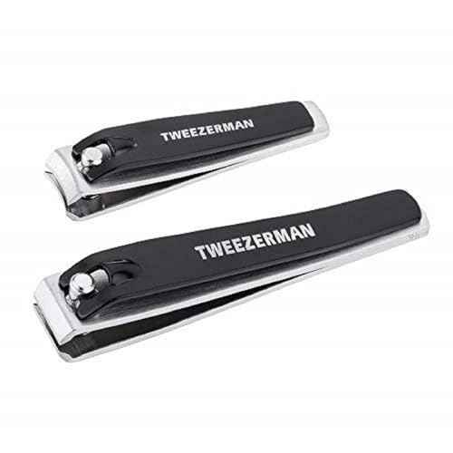 Tweezerman Stainless Steel Combo Set with Fingernail and Toenail Clippers