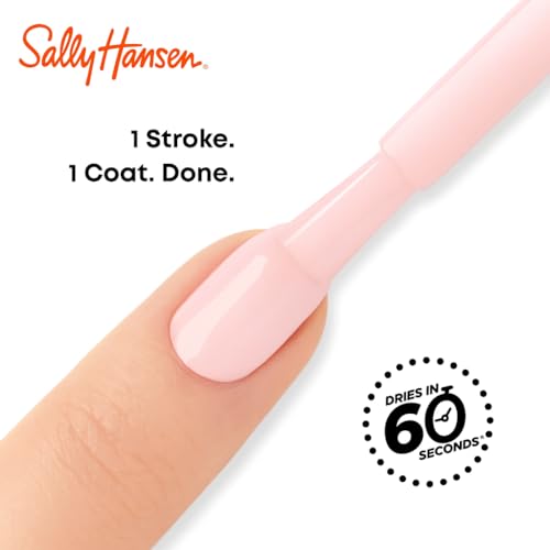 Sally Hansen Insta-Dri Nail Polish | Quick Dry, Long Lasting, Streak-Free Shine | Semi-Opaque, Glossy | 239 In a Blush | Pale Pink Nude Nail Color