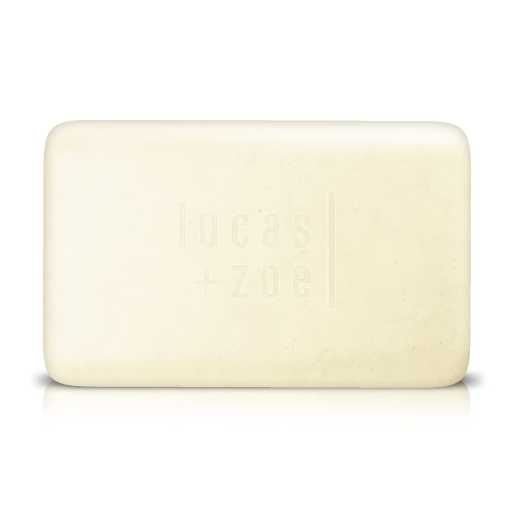 lucas + zoe Fresh Essence Antiseptic Bar Soap - Natural, Moisturizing, Sea Salt Soap Bar - 6 Pack, 4 oz