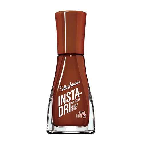 Sally Hansen Insta-Dri Nail Polish | Quick Dry, Long Lasting, Streak-Free Shine | Opaque, Shiny | 163 Across the Multiverse | Brown Nail Color