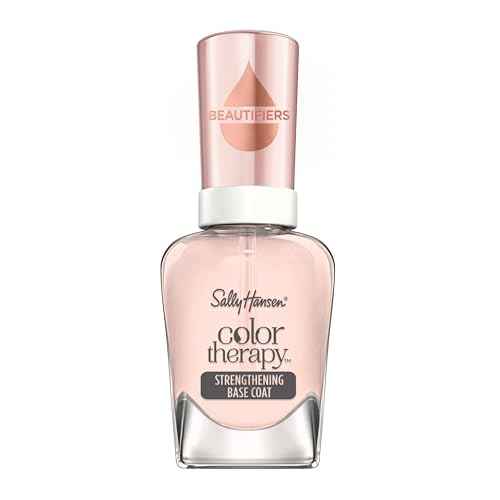 Sally Hansen Nail Treatment Color Therapy¢â Base Coat | Infused with Argan Oil | Long Lasting, Healthy Nails, Strengthening & Nourishing