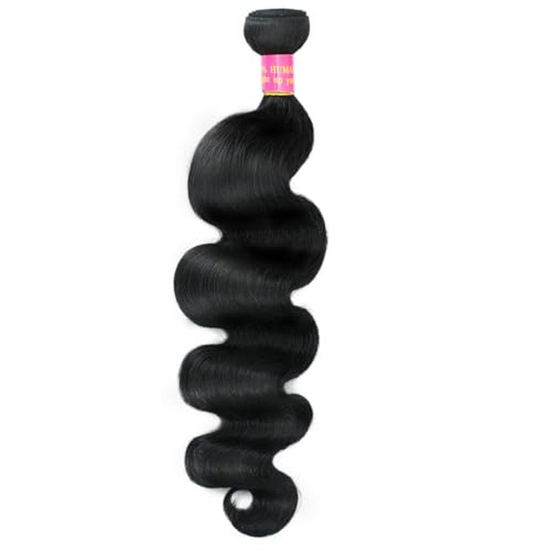 12A Body Wave Bundles Human Hair 1 Bundle 26 Inch 100% Unprocessed Brazilian Virgin Body Wave Human Hair Bundles for Women Natural Black