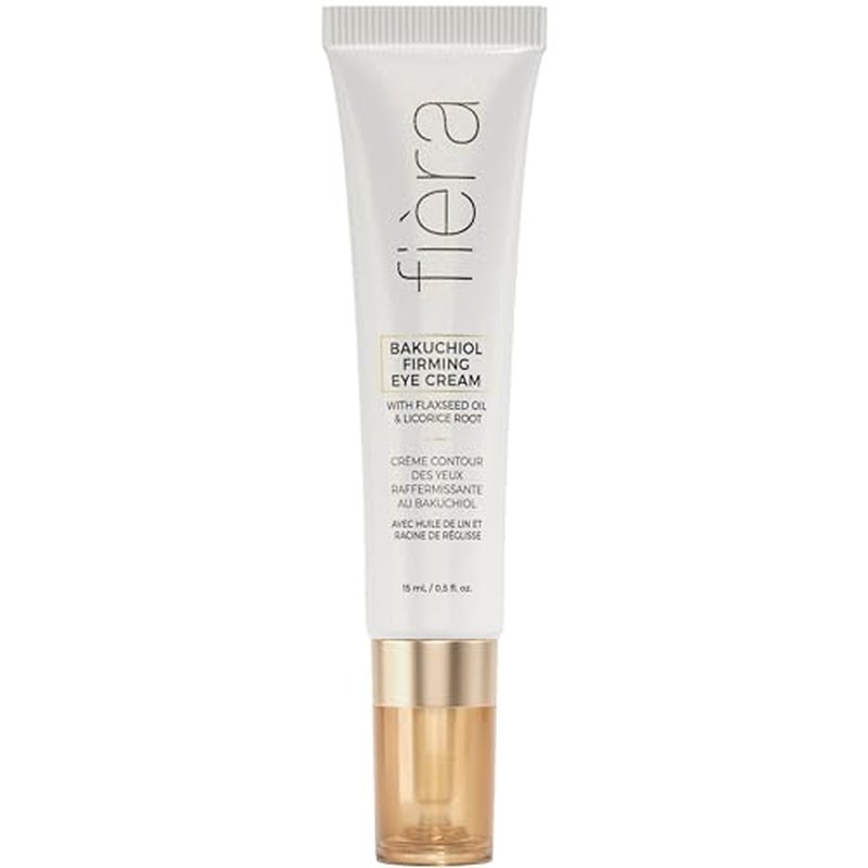 FI?RA Bakuchiol Firming Eye Cream - Designed Specifically For Mature Skin - Targets Wrinkles, Anti-Aging, Dark Spots, and Fine Lines - Hydrating and Rejuvenating Formula - 15 ML / 0.5 FL. OZ.