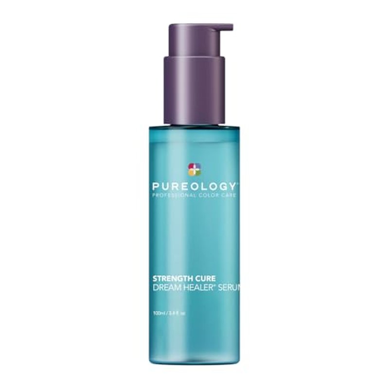 Pureology Strength Cure Dream Healer Hair Serum - Lightweight Leave-In Treatment, Split End Hair Repair, Smoothing & Strengthening Heat Protectant, Vegan