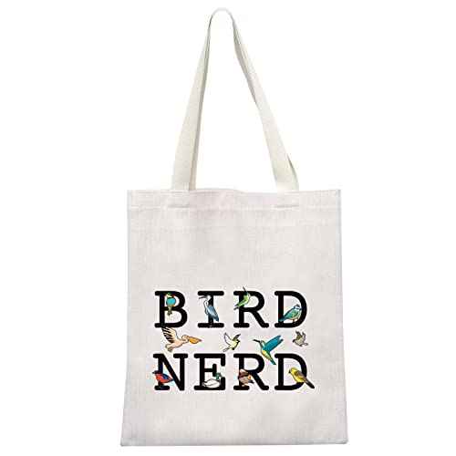 GJTIM Ornithologist Gift Bird Nerd Zipper Makeup Bag for Bird Lovers (Bird Nerd Tote)