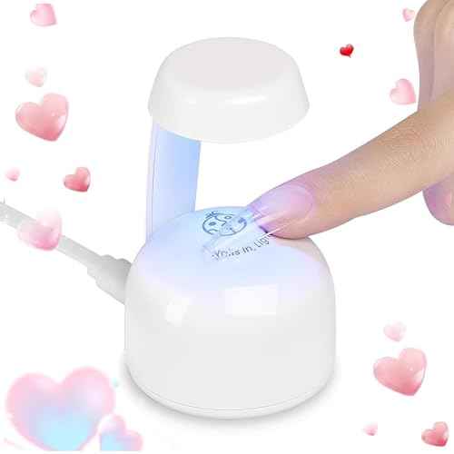 Beetles Mini Uv Light for Gel Nails Flash Curing Innovative with Smart Sensor for Easy and Fast Extension System, Portable Manicure Uv Led Light for Gel Nail Polish Diy