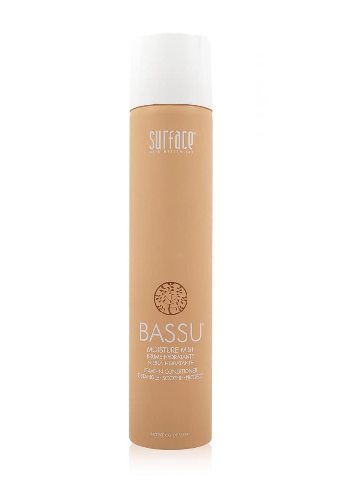 Bassu Moisture Mist Leave-In Conditioner - Cleanses & Moisturizes | Sulfate-Free Shine - 6oz