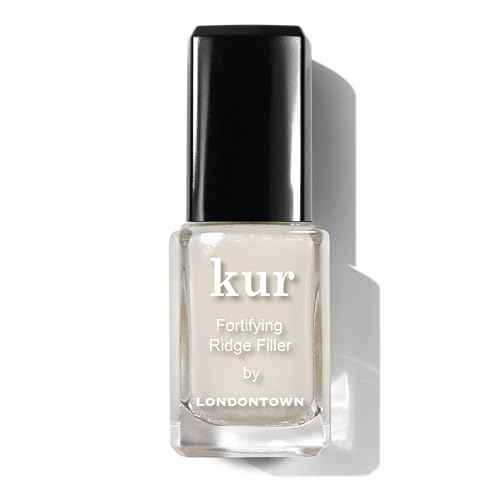 LONDONTOWN kur Nail Ridge Filler - Smoother - Strengthener - Filler for Damaged Uneven Nails - Fortifying, Self Leveling Base, Vegan, Cruelty Free, Paraben Free, 0.4 fl oz