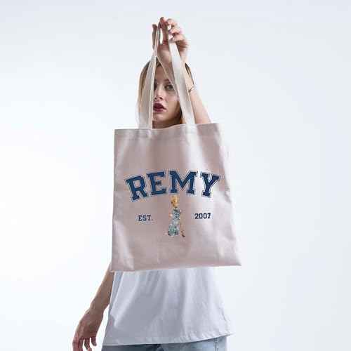 Remy Quote Cosmetic Bag Rat Fans Gift Remy Est. 2007 Zipper Pouch Makeup Bag Mouse Chef Make Up Bag (REMY TOTE)