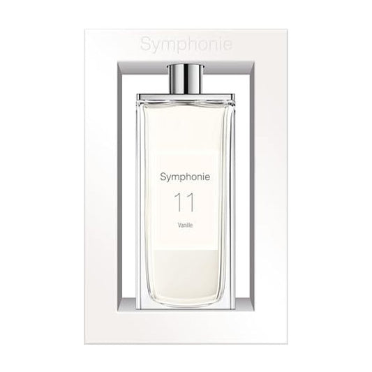 EVAFLORPARIS SYMPHONIE 11 Vanille Eau de Parfum for Women ? Gourmand Vanilla & Spicy Notes with Pink Pepper, Jasmine and Sandalwood ? Timeless Fragrance ? Made in France 3.4 Fl Oz