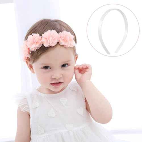 100 Pcs Bulk Headbands White Hair Band for Women Plastic Headband with Teeth for Girls Plain Hair Accessories Christmas Craft Plastic Headbands for DIY