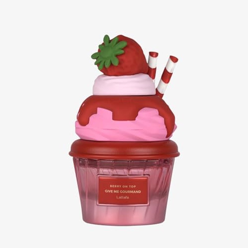Lattafa Berry On Top Eau de Parfum, Give Me Gourmand Collection, Fruity Berry & Vanilla Cream Scent, Spray Form, 75ml