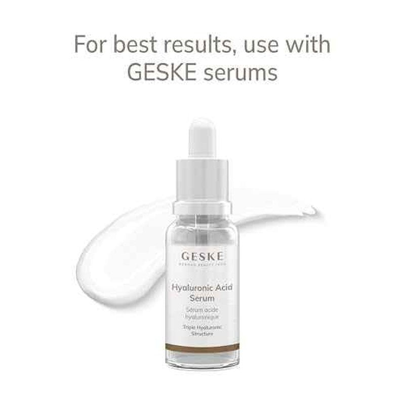 GESKE SmartAppGuided¢â Cool & Warm Duo Eye Massager | 7 in 1 | Time-saving Dual Massager | For Eyes & Face | Battery-free Cooling & Warming | Firms, Relaxes & De-Puffs Skin