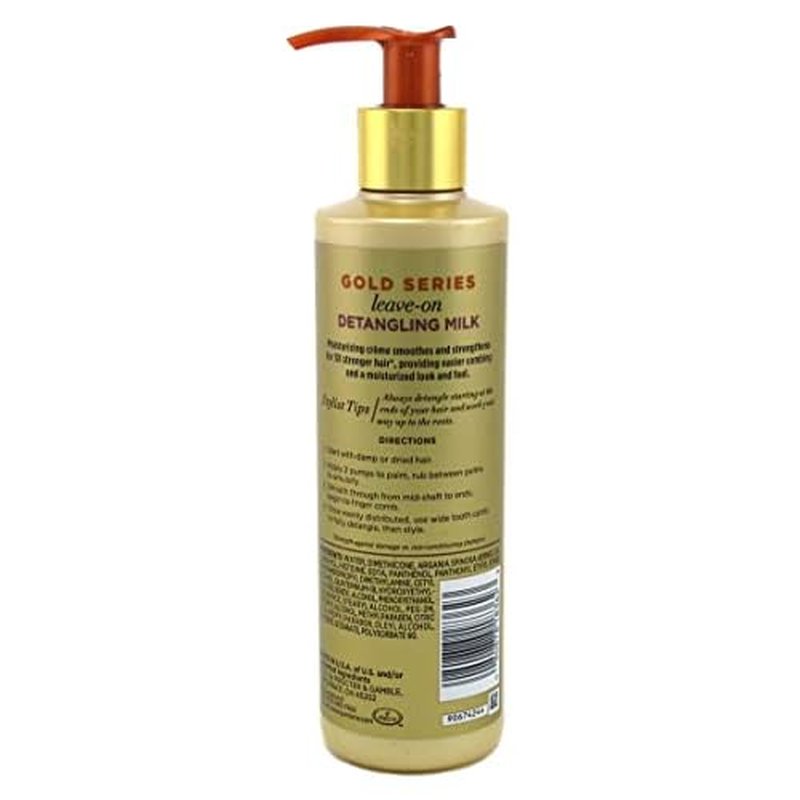 Pantene Gold Series Leave-In Detangling Milk 7.6 Ounce (Pack of 6)
