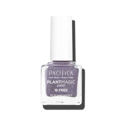 Pacifica Natural Nail Polish ? Plant Magic Purple Nail Polish - Plant Based, Non-Toxic & Clinically Tested - Lasting Colors, Glossy, Chip-Resistant, Clean Beauty, Dermatologist Approved, Star Gaze
